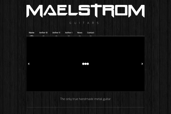 maelstromguitars.com site used Cliffdemandt