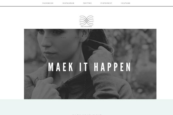 Coastal theme site design template sample