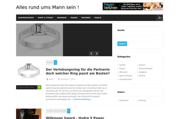 Magnovus theme site design template sample