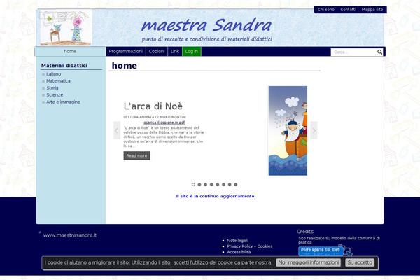 maestrasandra.it site used Pasw2015