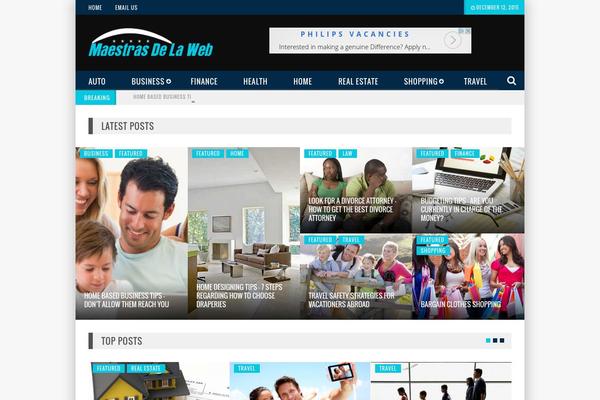 Newscode theme site design template sample