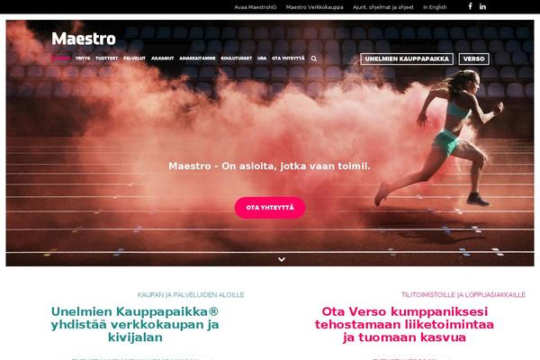 Swiss theme site design template sample