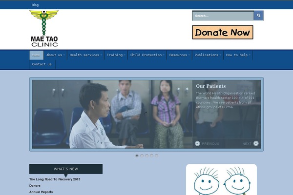 maetaoclinic.org site used Charitize