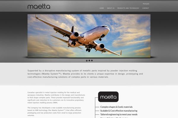 inFocus theme site design template sample