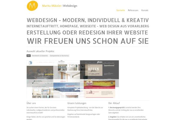 Reveal theme site design template sample