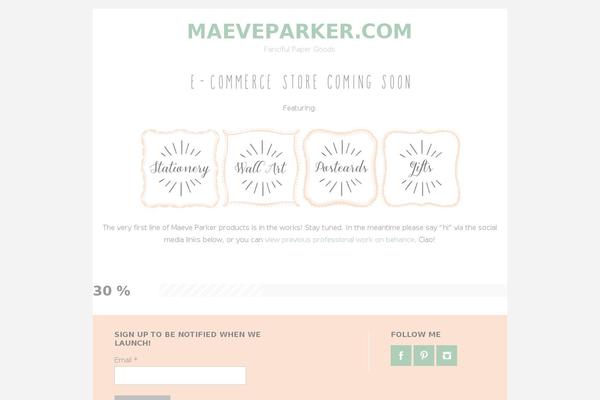 maeveparker.com site used Felice