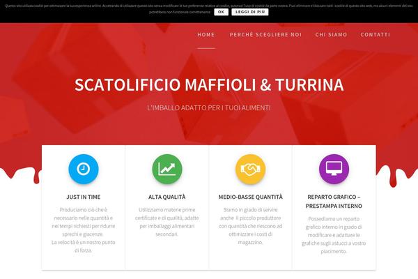 maffioli.it site used One Page Express