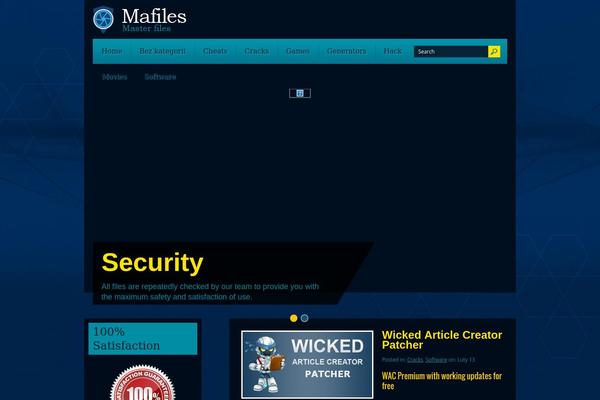 Site using AE Visitor plugin