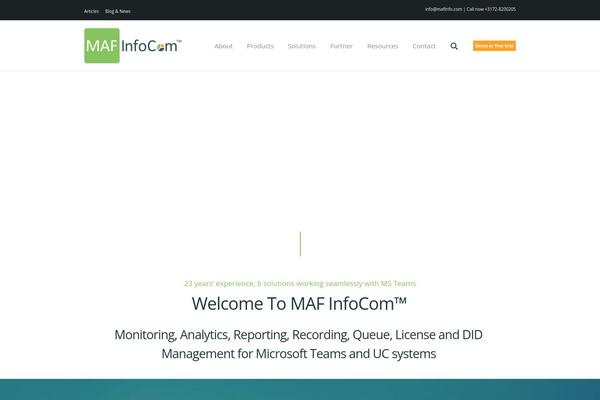 mafinfo.com site used Consultor