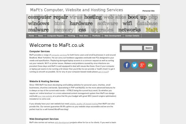 Site using WEBphysiology Portfolio plugin