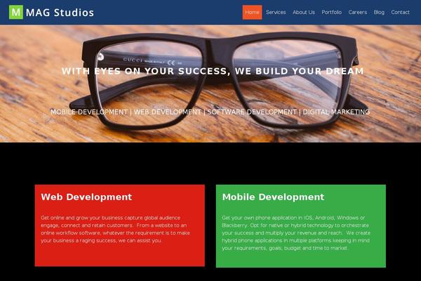 Getwid Base theme site design template sample