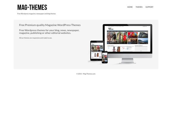 Smart Magazine theme site design template sample