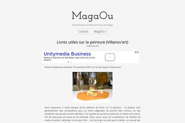 Mog theme site design template sample
