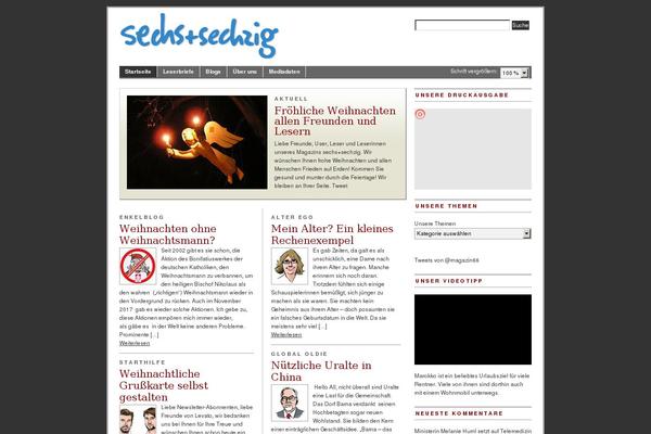 Site using WP-chgFontSize plugin