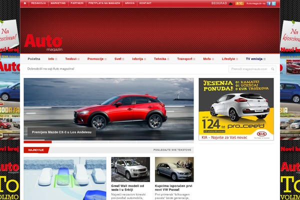 magazinauto.com site used Legatus Theme
