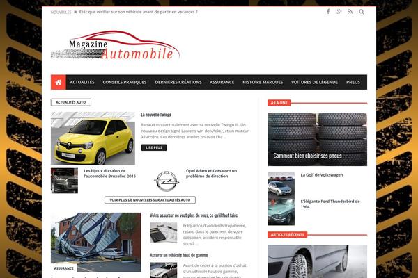Magic Mag theme site design template sample