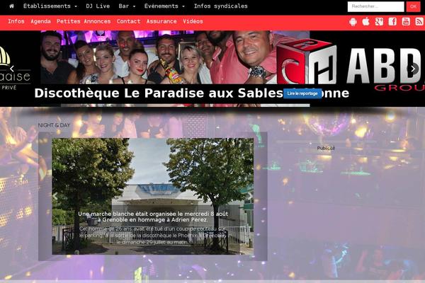 Site using Fluidvids plugin