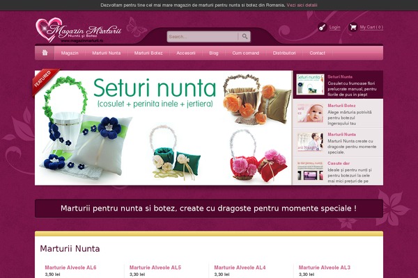 Bellissima theme site design template sample