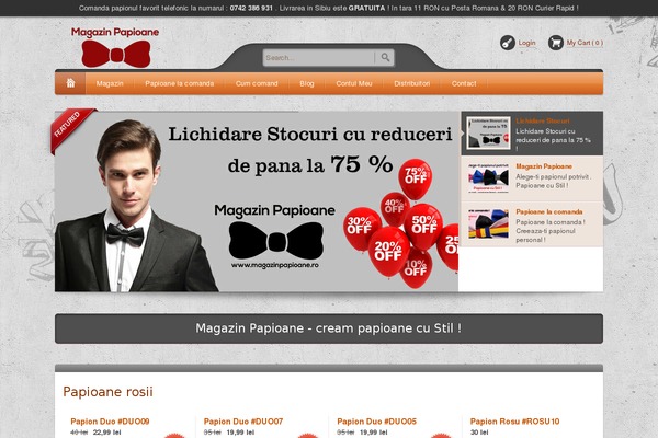 Bellissima theme site design template sample