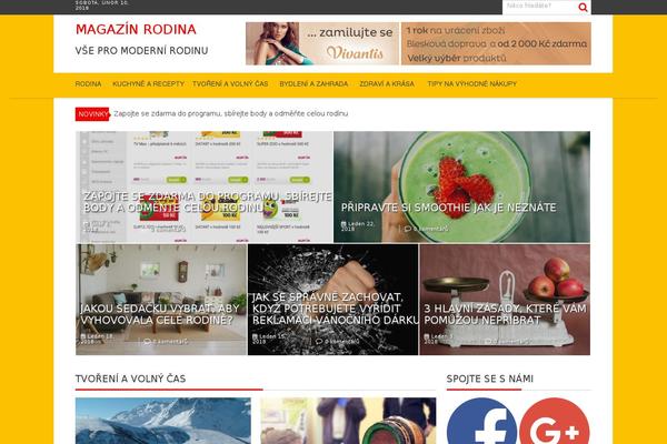 SuperNews theme site design template sample