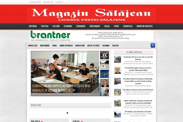 SuperMag theme site design template sample