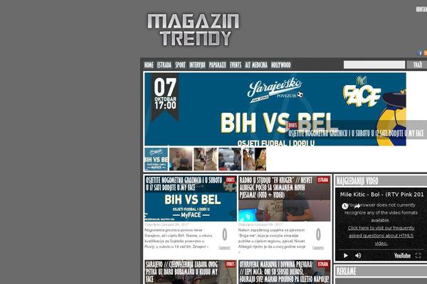 Magzimus theme site design template sample
