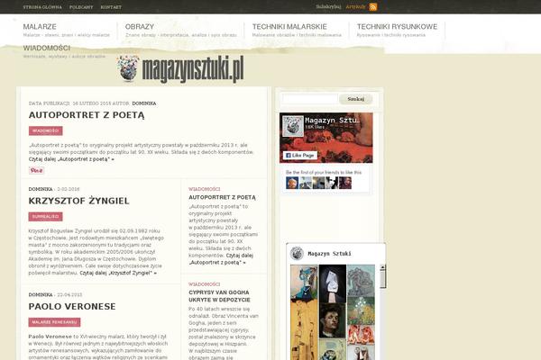 Frida theme site design template sample