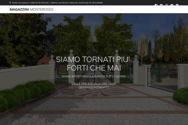 Mesmerize theme site design template sample