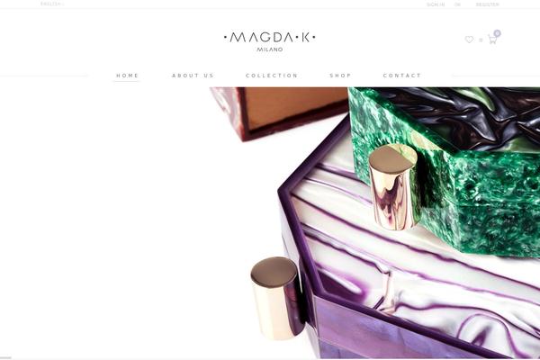 Milano theme site design template sample