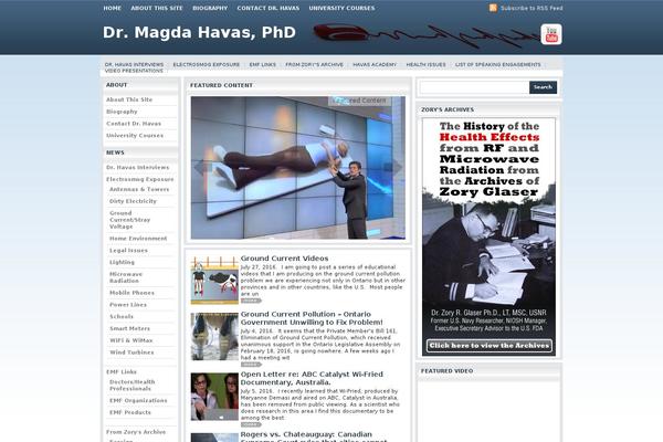 Site using Organic-customizer-widgets plugin