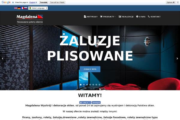 Franz Josef theme site design template sample