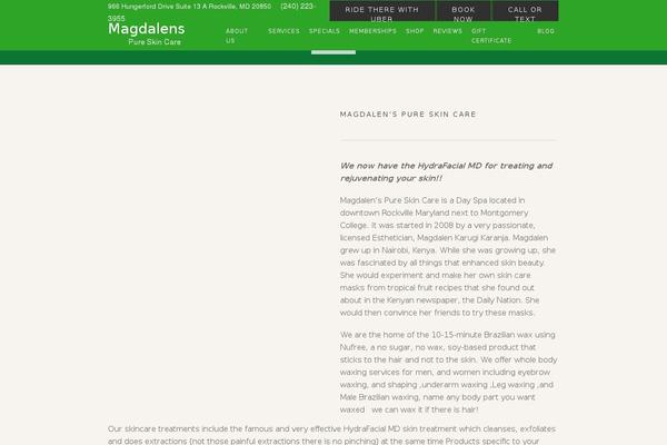 Site using Easy Modal plugin