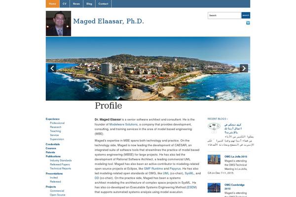 Academica theme site design template sample