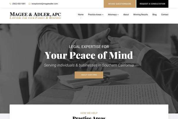 Attorna-child theme site design template sample