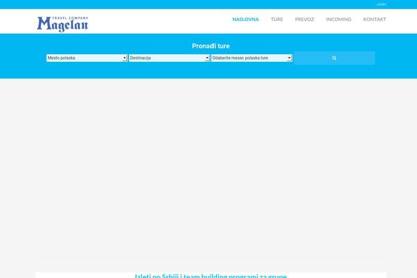 Travelo-child theme site design template sample