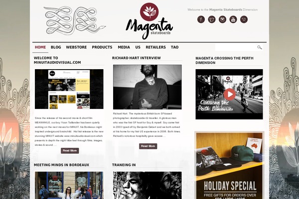 magentaskateboards.com site used Magenta