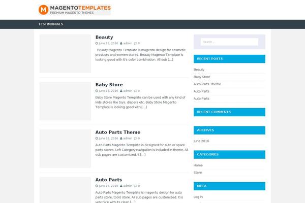 MH TechMagazine theme site design template sample