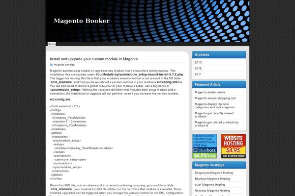 Graphene theme site design template sample