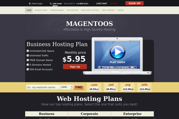 magentoos.com site used Clean-style