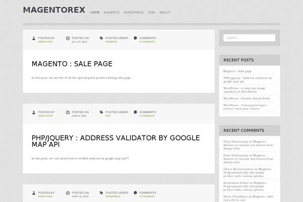 Zoren theme site design template sample