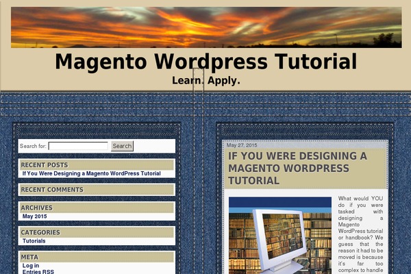 Extension theme site design template sample