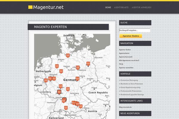 Germaniumify theme site design template sample