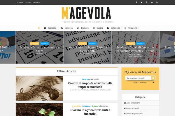 Newspaper Child theme site design template sample