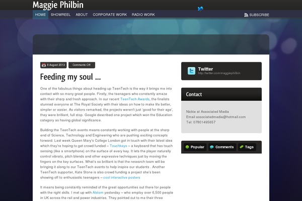 Therapy theme site design template sample