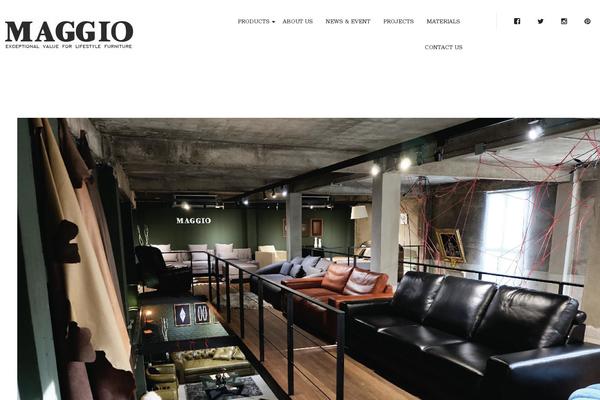 maggioliving.com site used Perle
