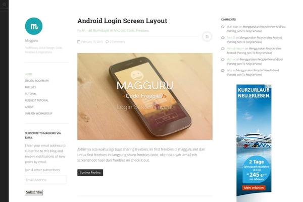 Site using Social Viral Downloader plugin