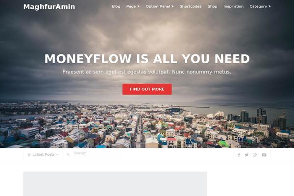 Mts_moneyflow theme site design template sample