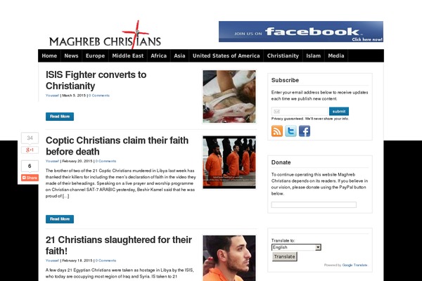 Site using Google Plus plugin