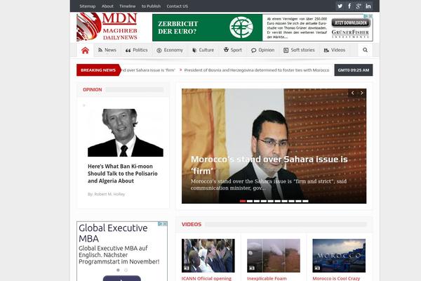 Goodnews 5.5 theme site design template sample