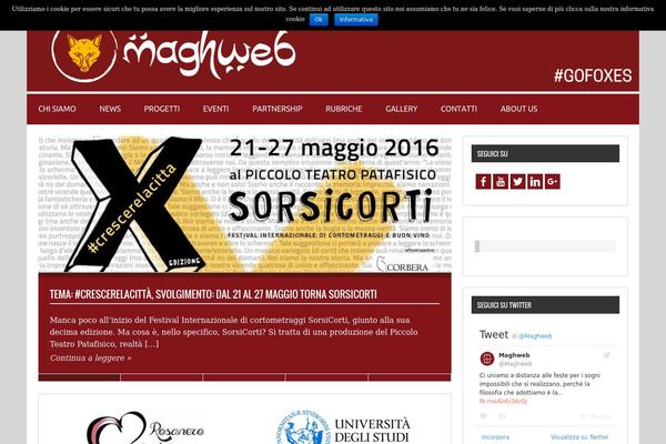Dynamic News theme site design template sample